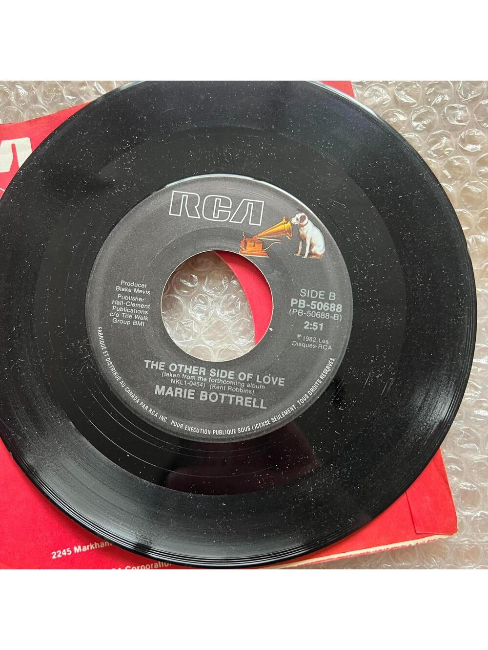 Marie Bottrell – Lay Your Heart On The Line 45rpm 7' Vinyl Record R86